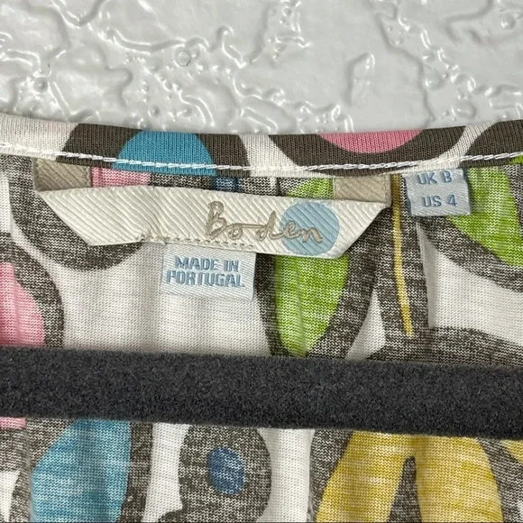 Boden Tencel/Cotton Jersey Blouson Casual Dress 4 - Picture 5 of 7